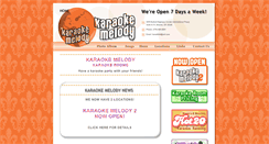 Desktop Screenshot of karaokemelody.com